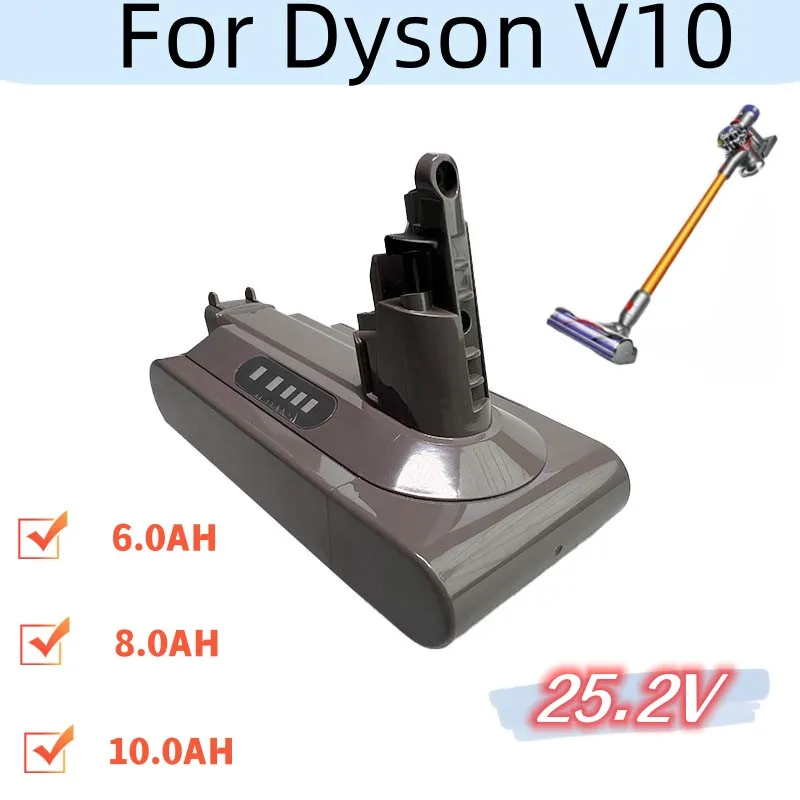 За Дайсън V10 SV12 Акумулаторна Батерия 25,2 В 6000/8000/10000 ма Циклонный Прахосмукачка Батерия