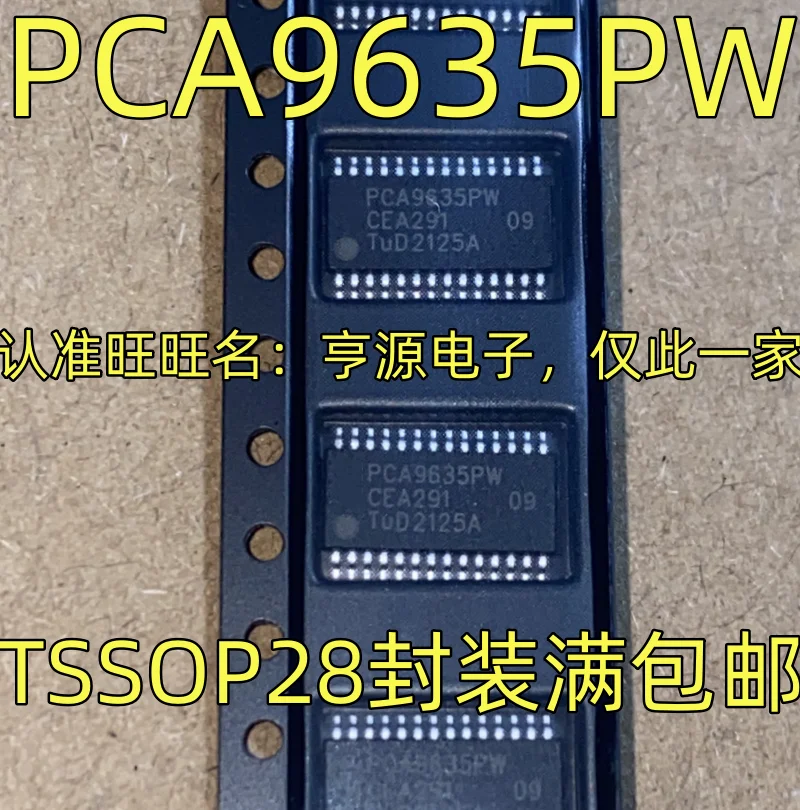 Оригинален драйвер Pca9635pw с чип Ic, интегрална схема Tssop-28, Гаранция за качество Капсулиране