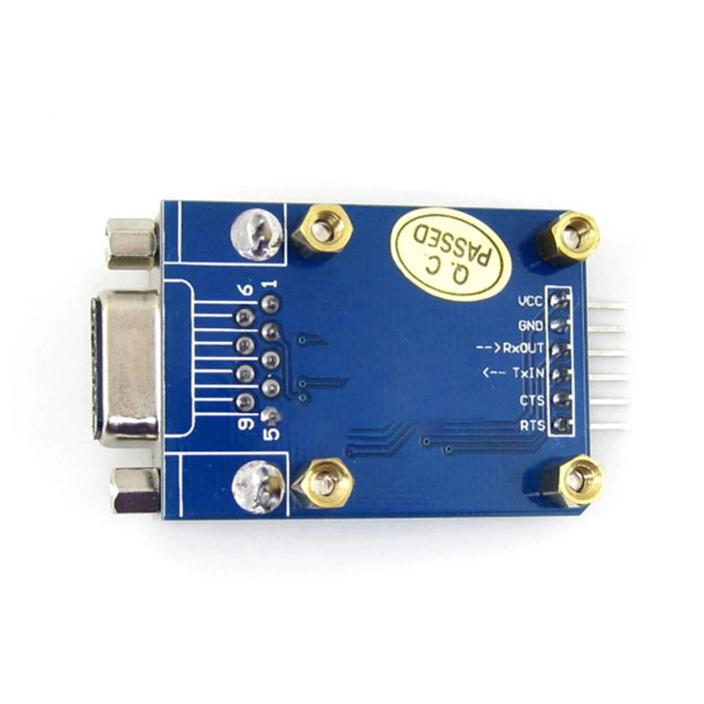 Модул за сериен порт RS232 към TTL, модул за сериен порт RS232 към UART SP3232, кабели ESD 6Pin DuPont Wire