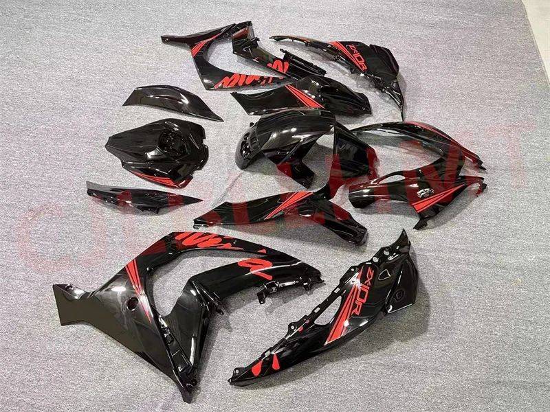 Комплект мотоциклетни обтекателей за Ninja ZX-10R 2016 2017 2018 2019 2020 ZX10R zx 10r 16 17 18 19 20 комплект на капака на резервоара за обтекател черен, червен