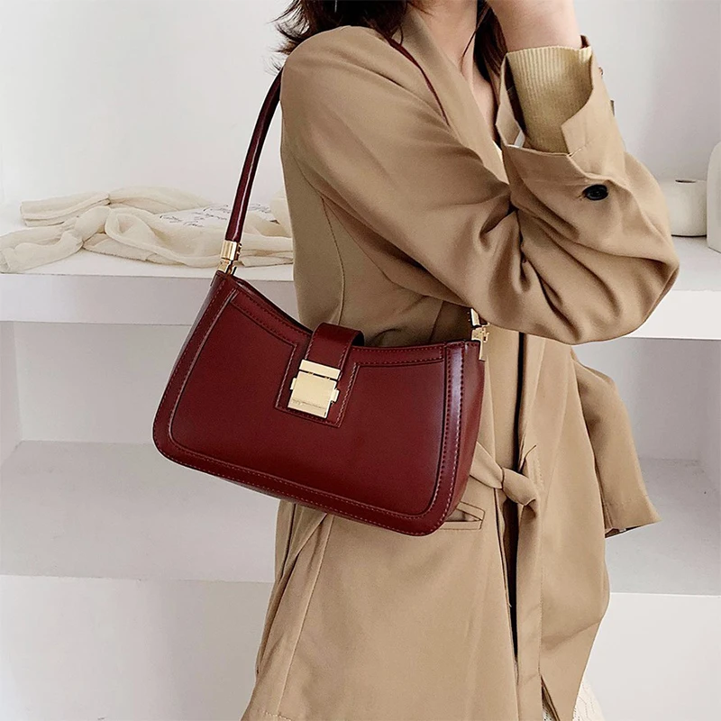 Модни малка чанта през рамо за жени 2023, Нова тенденция, Женствена чанта на едно рамо, Универсална женска чанта за гореща продажба
