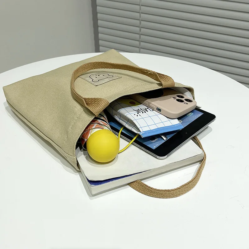 Нишевая Малък Японски Холщовая Преносим чанта с Голям капацитет за крайградски пътувания Удобна чанта Сен Family Лесна и универсална чанта за съхранение