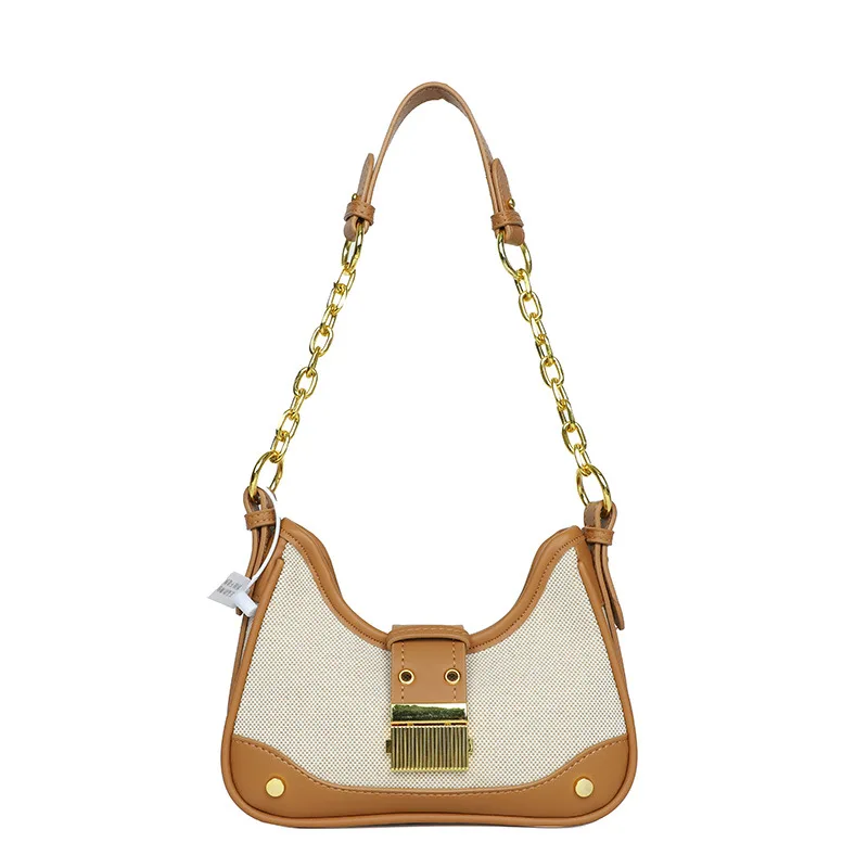 Луксозна Дамска чанта-Голям Контейнер за Подмишниците, с Модерна Нова Стилна чанта През рамо с едно рамо, Чанта на верига, Пътна чанта-тоут