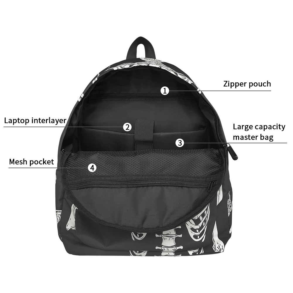 Мультяшная чанта с изображение на Совата и Цвете с Голям капацитет, Пътни Раници, Училищна чанта за тийнейджъри, дамски чанти за лаптопи, Раница