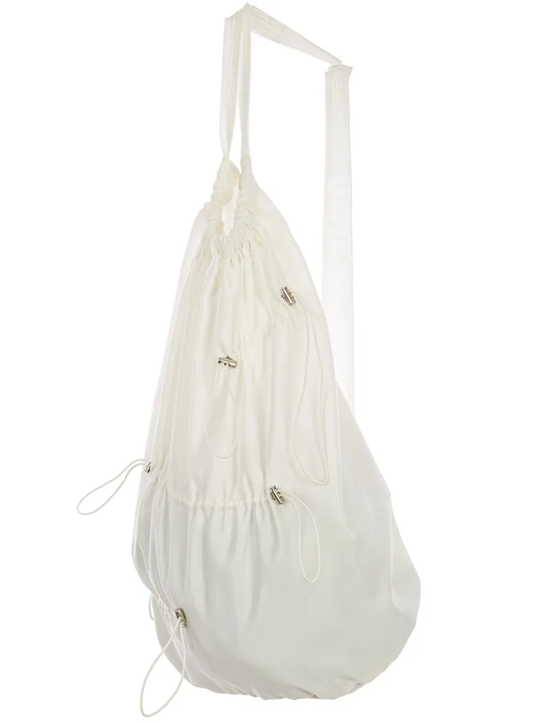 Корейската Нова Найлон, Градинска Модни дамски Плиссированная чанта-кофа, чанта през рамо
