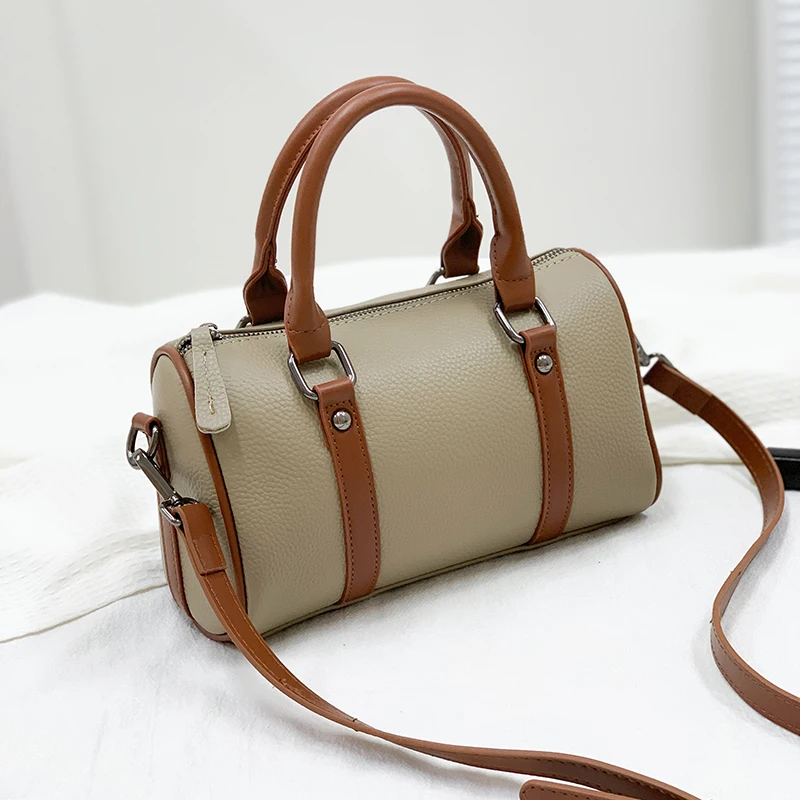 Луксозна Дамска чанта-тоут от естествена кожа, Качествена ръчна Чанта, Модерен Дамски чанта през рамо, Дизайнерски портфейл, Дамска чанта-месинджър от телешка кожа, чанта