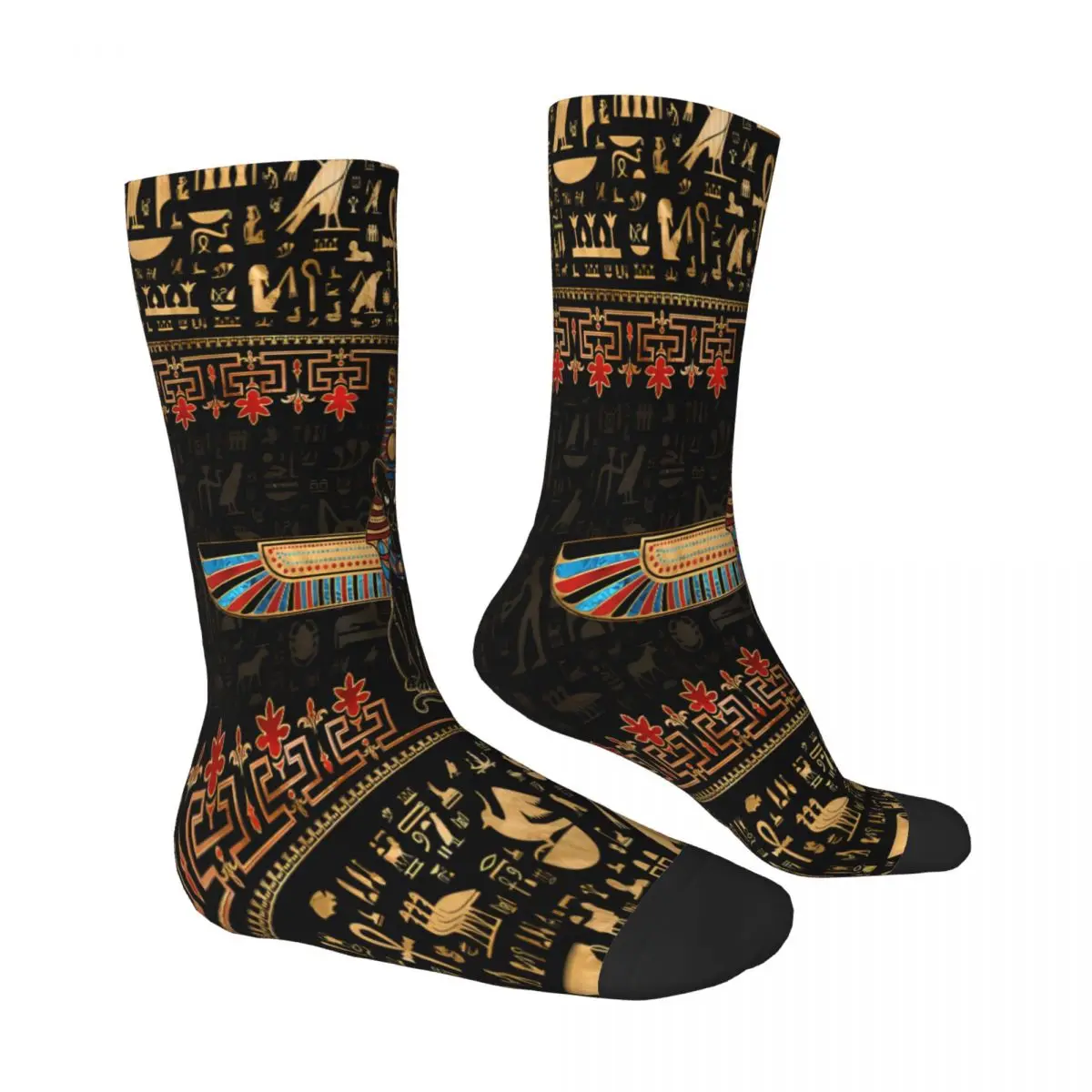 Чорапи с египетските котки Мъжки Дамски есенни чорапи Harajuku