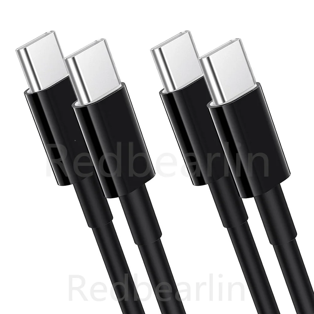 10-20 парчета Бял Черен 1 М 3 фута PVC Тип c Тип c C USB PD Кабел, Зарядно Устройство, Кабели За S10 на Samsung S20 S21 S22 S23 Utral Phone 13 14