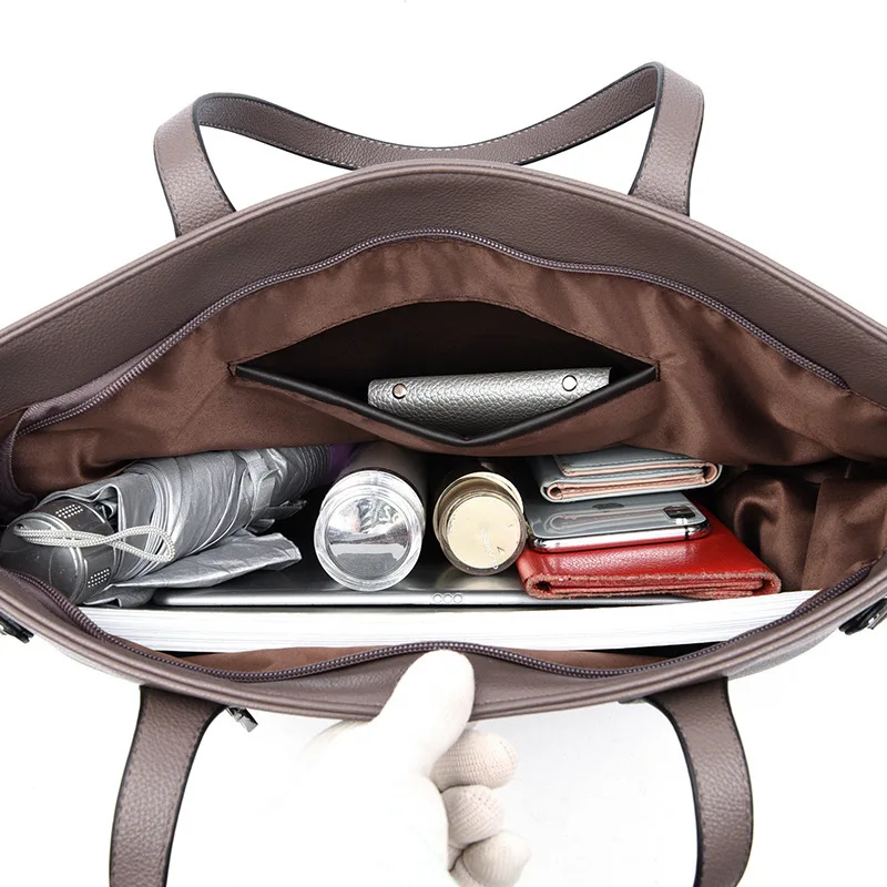 XZAN 2023 Благородна Голяма Чанта, Нова Чанта за Пътуване до Работа, чанта за файлове, по-Голямата Голям Пазарска чанта на едно рамо, Преносима Женствена чанта