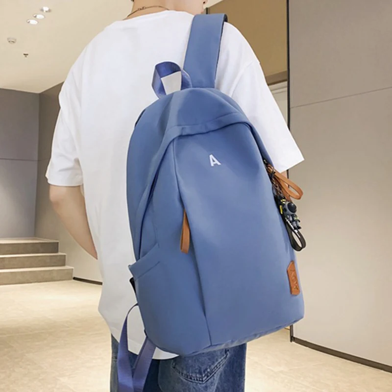 Мъжки раници Оксфорд Водоустойчива Раница Бизнес чанта за компютър на Случаен раница Училищна чанта за гимназист тук Голям Capa