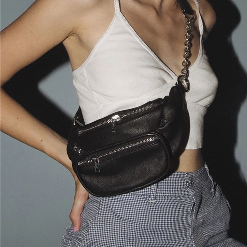 Мрежова чанта на гърдите в същия стил, чанта на верига, поясная чанта, под мишниците, Популярна универсална женска чанта в ретро стил, в Съединените Щати