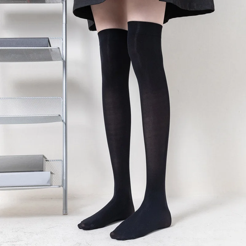 Секси Черни, бели, мръсни, цветни Дълги чорапи, дамски чорапогащи над коляното, чорапи над коляното в стил Лолита, топли чорапогащи за момичета