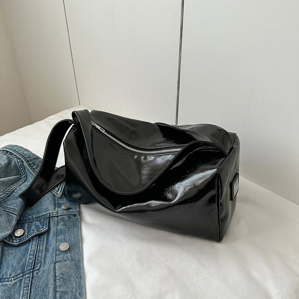 Дамски чанта през рамо, по-Голямата Голям Съставна чанта от изкуствена кожа, Водоустойчив, с двойна каишка, устойчив на надраскване, джоб, чанта за пазаруване