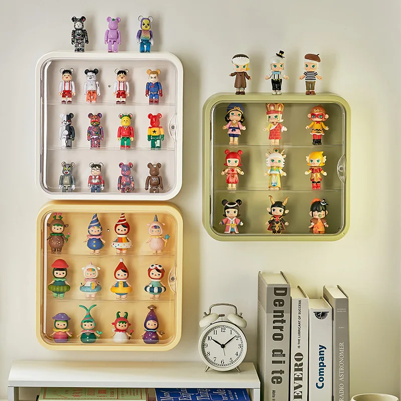 Шкаф-пыленепроницаемый органайзер Акрилни фигурки Кукла на Сляпо Дисплей на скоростната Кутия за съхранение на Дисплея Поставка за съхранение на Дисплея Играчка