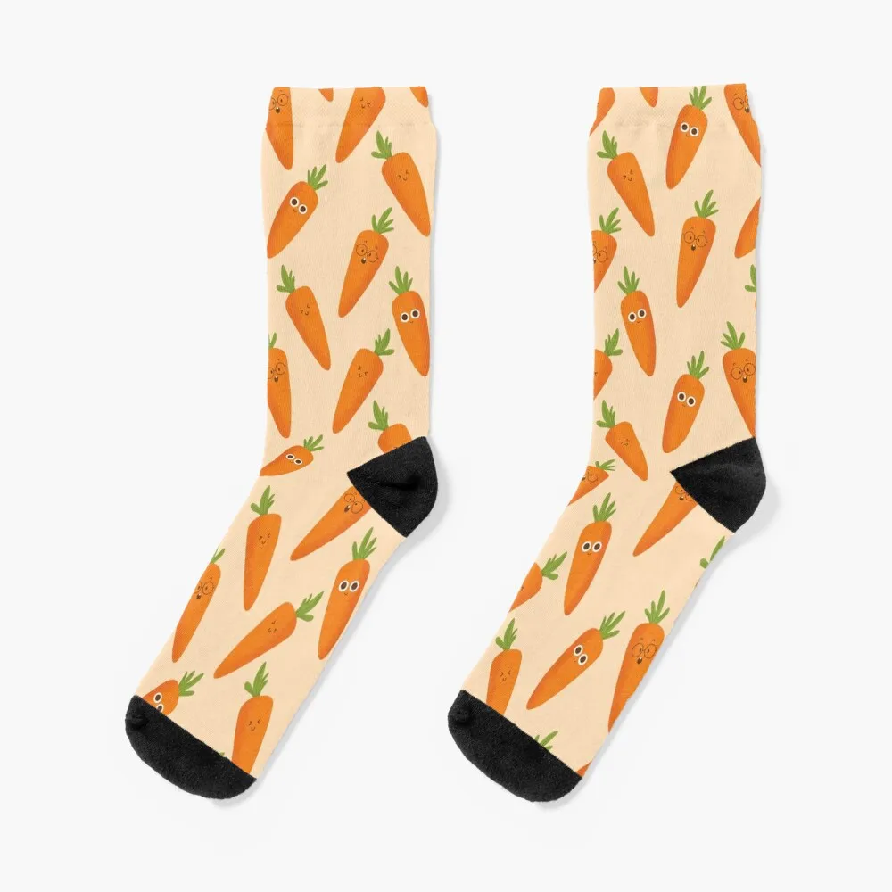 Чорапи Happy Carrots, нескользящие футболни чорапи, прозрачни чорапи, мъжки и дамски чорапи, много чорапи за жени