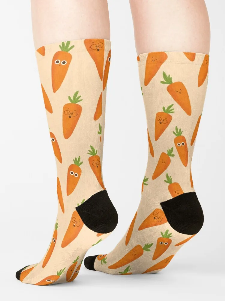 Чорапи Happy Carrots, нескользящие футболни чорапи, прозрачни чорапи, мъжки и дамски чорапи, много чорапи за жени