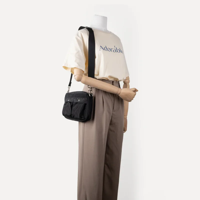 [BXX] Дамски Нова Корейска версия на Прост Работно облекло с едно Рамо, през рамо, Малка Сгъваема Тенденция Ежедневни Найлонова чанта за мобилен телефон 8CY541