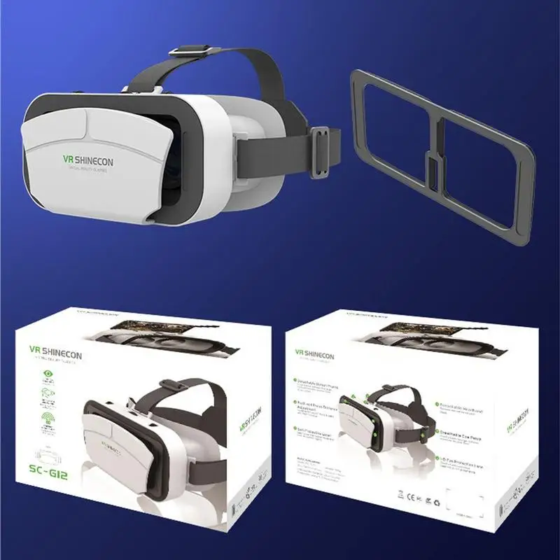 3D VR слушалки Напреднали слушалки виртуална реалност за 3D филми и VR игри Удобни очила за виртуална реалност, подходящи за всички