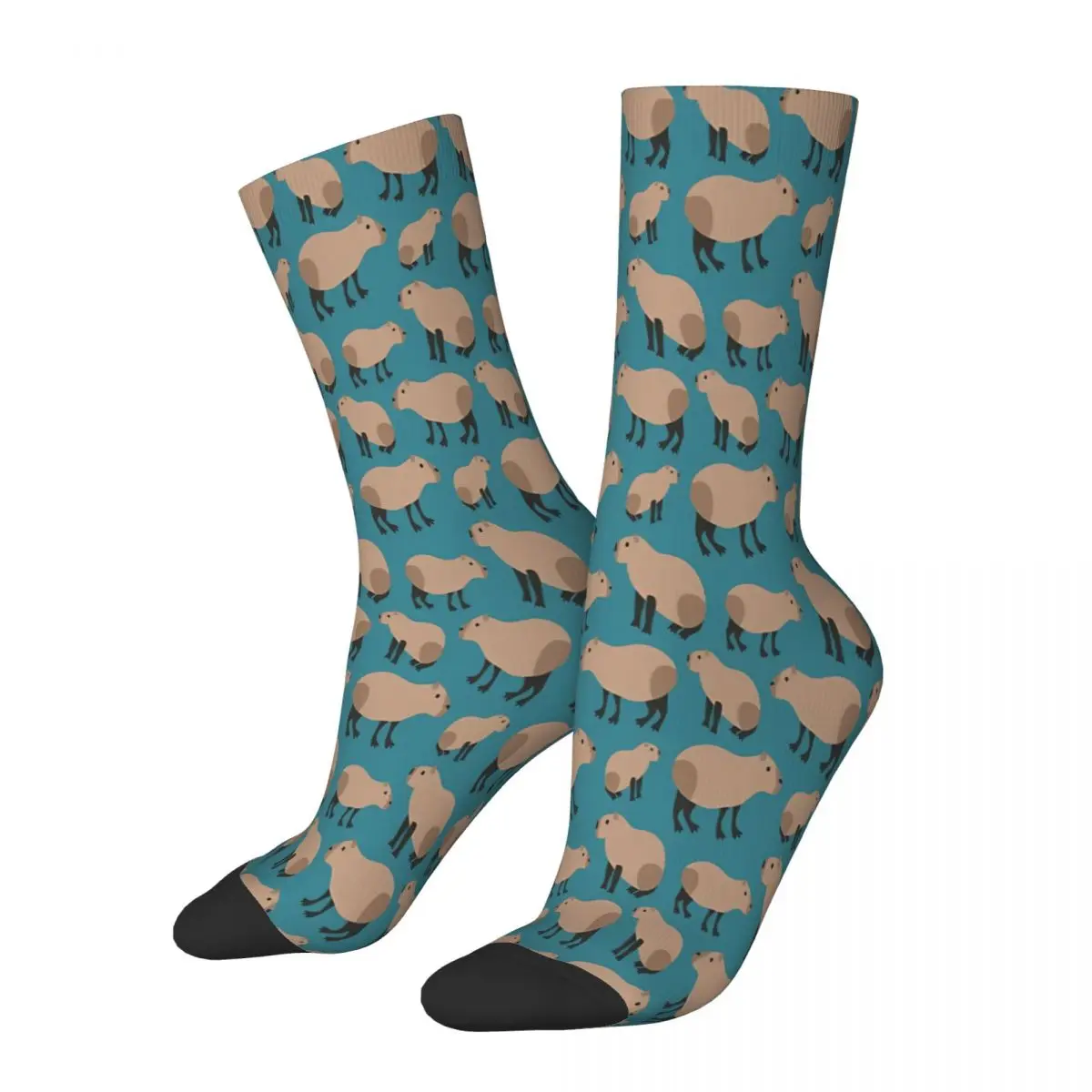 Модел Капибара Чорап Морско Свинче Мъжки Чорапи Дамски Чорапи От Полиестер Адаптивни Хип-Хоп