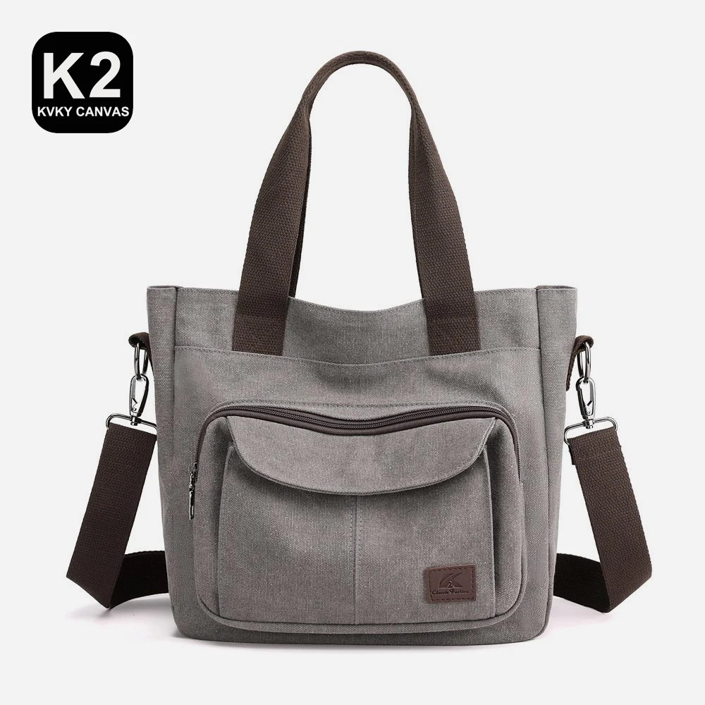 KVKY, холщовая чанта-тоут, торбички за пазаруване по рамото за жени, Ретро-холщовые дамски чанти, Множество чанта за пазаруване, Големи дамски чанти