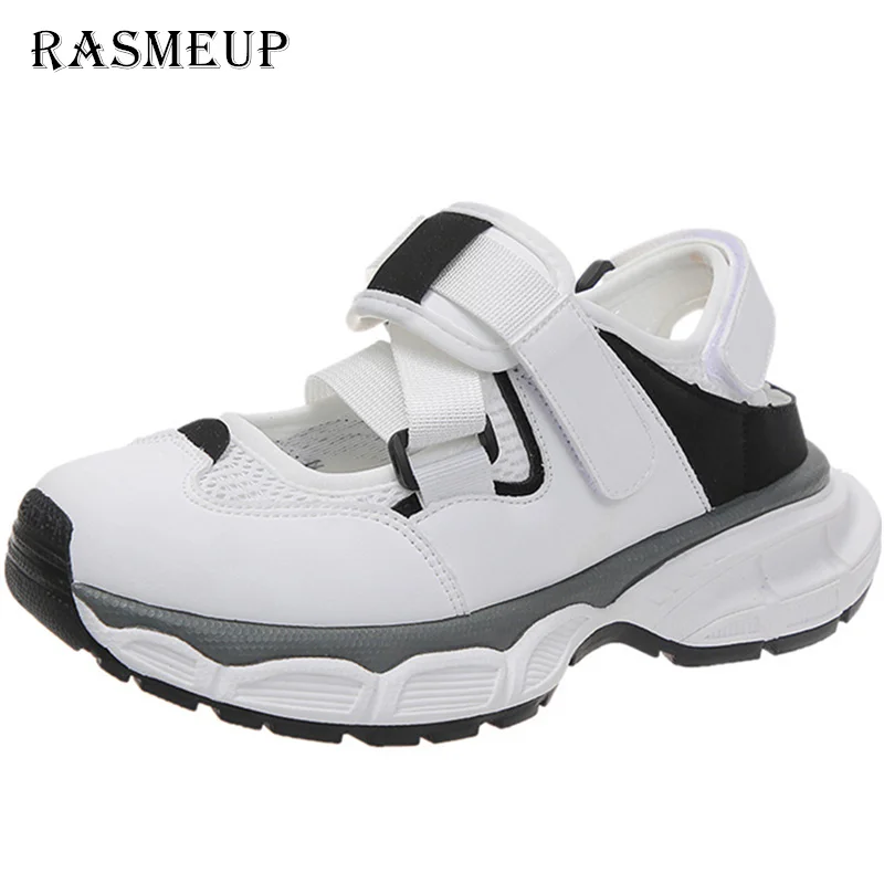 Дамски обувки RASMEUP 2023; Дамски вулканизированная обувки; Нови стилни дамски маратонки с изрезки; Ежедневни дишащи дамски спортни обувки;