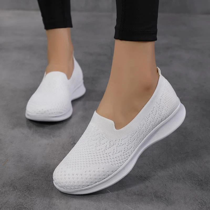 Пролет-есен нова дамски дишаща модел обувки за жени, лека окото нескользящая ежедневни обувки подметка, Размер на 35 ~ 42