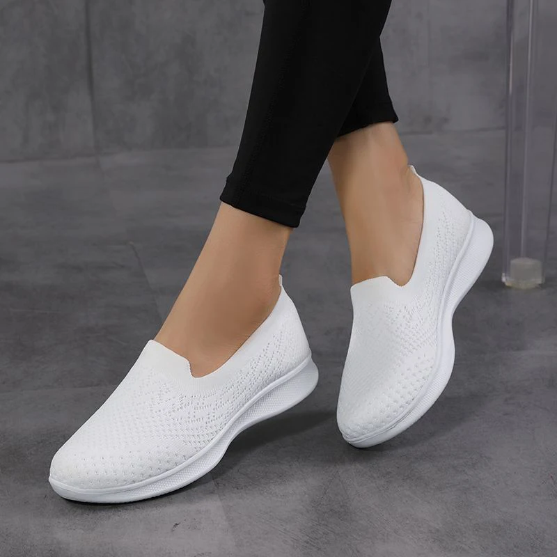 Пролет-есен нова дамски дишаща модел обувки за жени, лека окото нескользящая ежедневни обувки подметка, Размер на 35 ~ 42