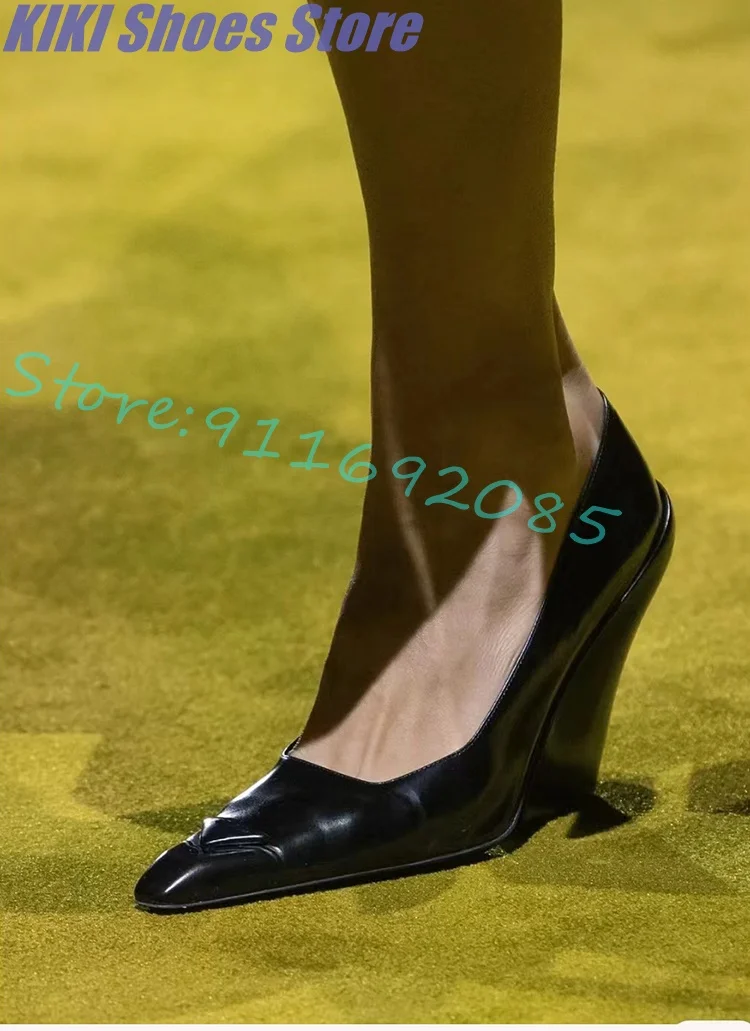 Нишевый дизайн Mary Jane/ нови дамски обувки на висок дебел ток в ретро стил, с остри пръсти