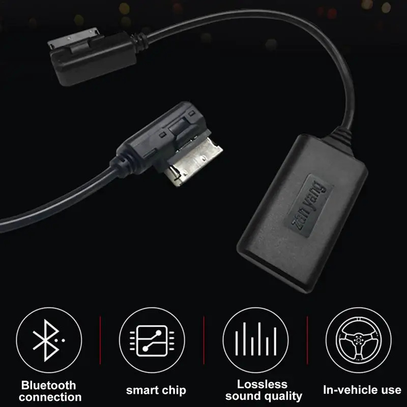 Авто аудио кабел Син Зъб AMI MDI Интерфейс MMI Модул Син Зъб Приемник Аудиовхода Кабел За A3 A4 B8 B6, C6 B7, C5 C6 C7 Q5
