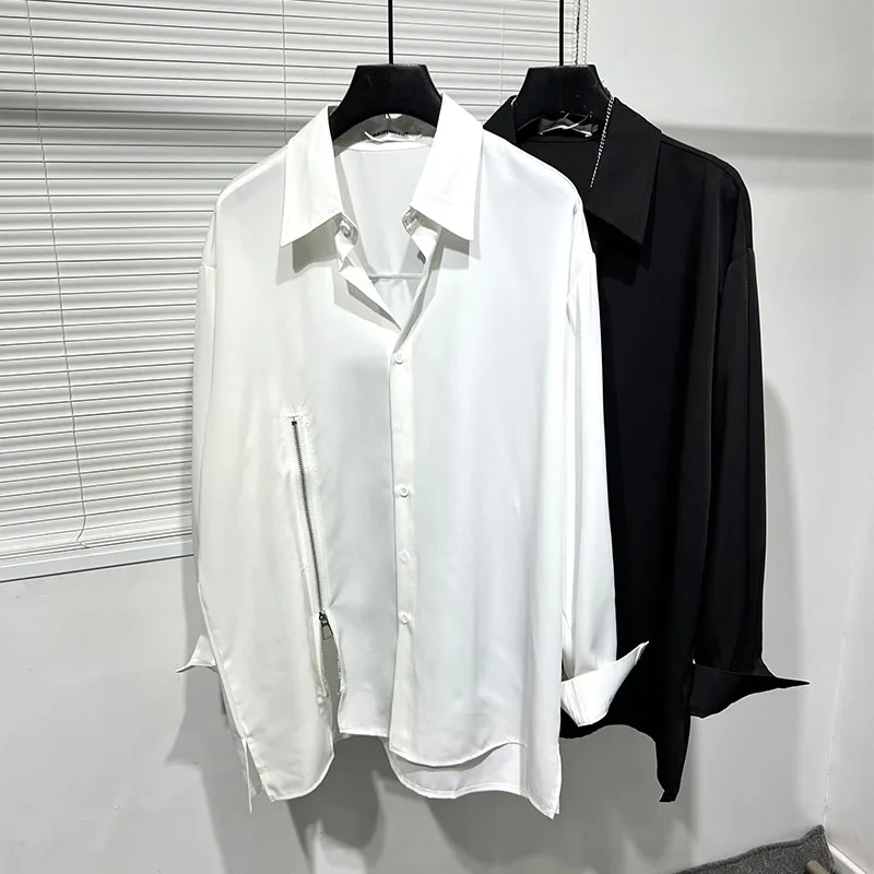OR0998 Модерен мъжки ризи 2023 за подиум, Луксозен известна марка, Европейски дизайн, стил партита, мъжки дрехи