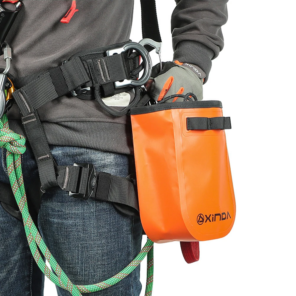 Чанта за инструменти за работа на голяма височина Обем 4 л, износостойкая водоустойчив поясная чанта за съхранение, многофункционален калъф за катерене на съвсем малък