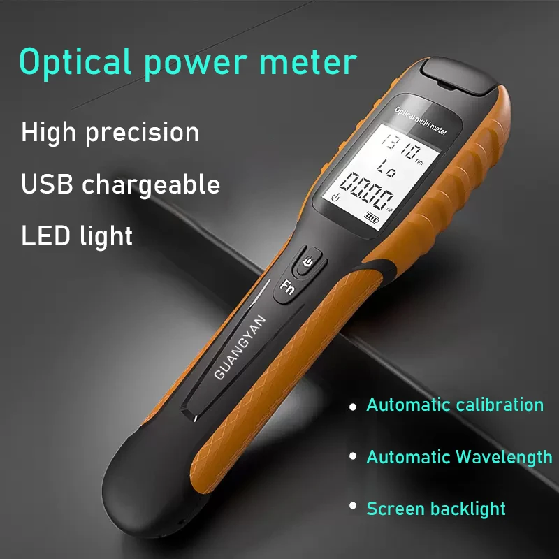Измерване на оптична Мощност Акумулаторна Батерия Тестер Оптичен Кабел USB за Зареждане с led подсветка Mini OPM, ФК/SC/ST Безплатна Доставка G11