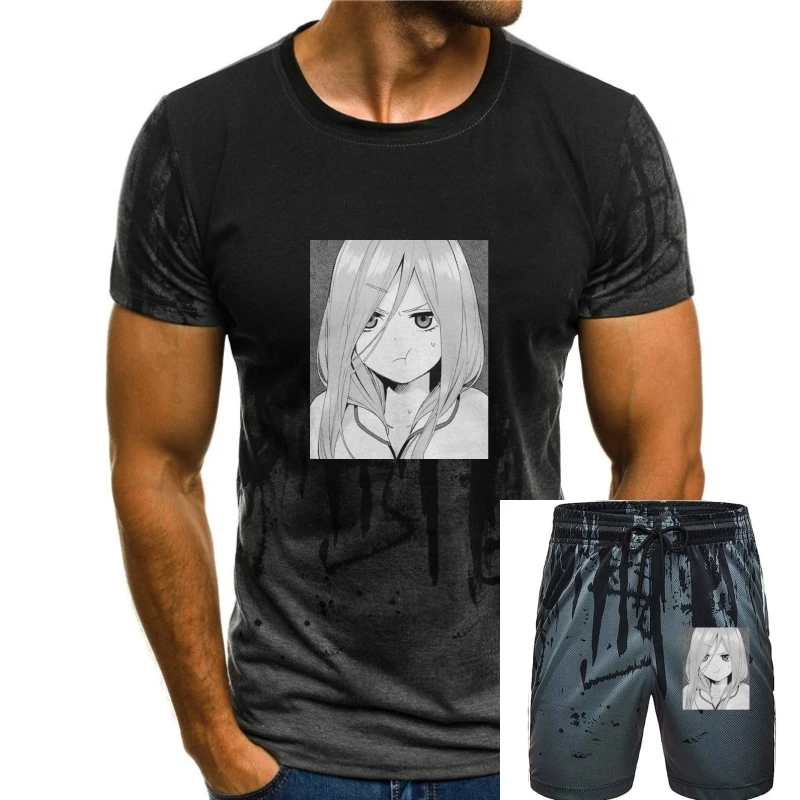 Мъжки t-shirt Miku Nakano, гордее най-чист Quintuplets, памучни тениски с къс ръкав, тениска от аниме, Манга, върхове с кръгло деколте, Нови