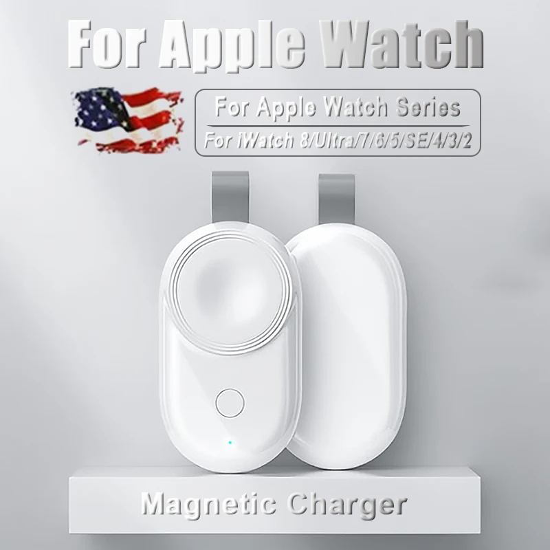 За зарядно Magsafe Watch Магнитно безжично зарядно устройство, USB-кабел за Apple Watch Ultra 8 7 6 5 SE 4 3 2 Зарядно устройство за бързо зареждане