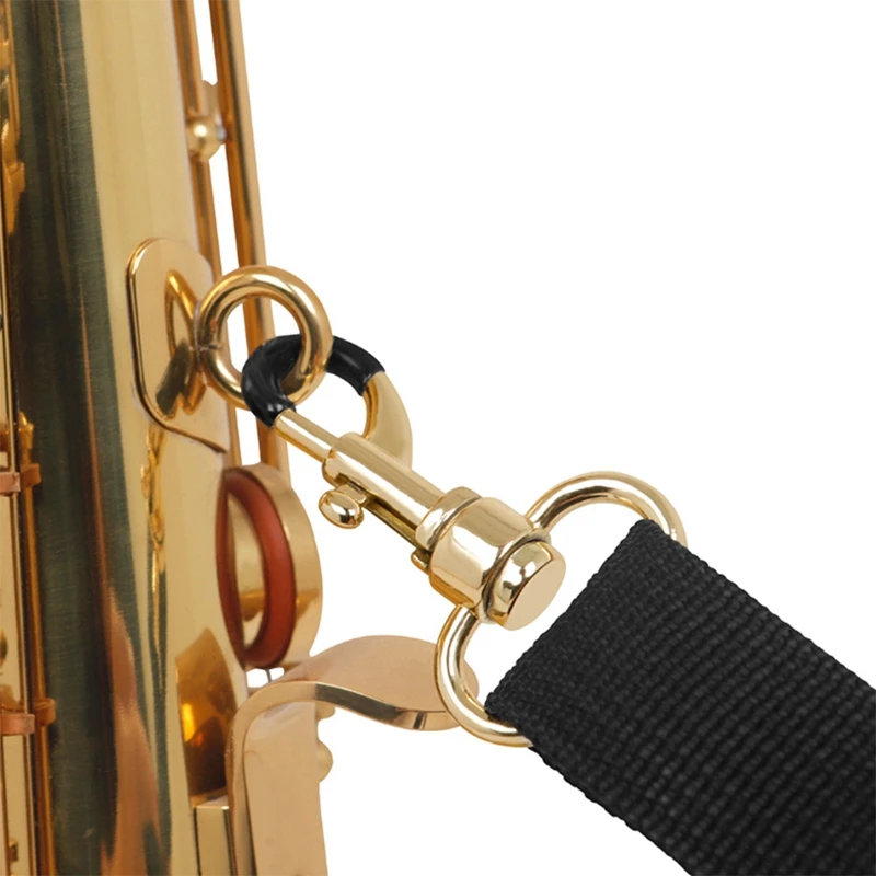 Аксесоари за музикални инструменти, Регулируем колан за Сменящи се за саксофон, найлонов ремък за саксофон, кука, презрамка за пестене на усилия