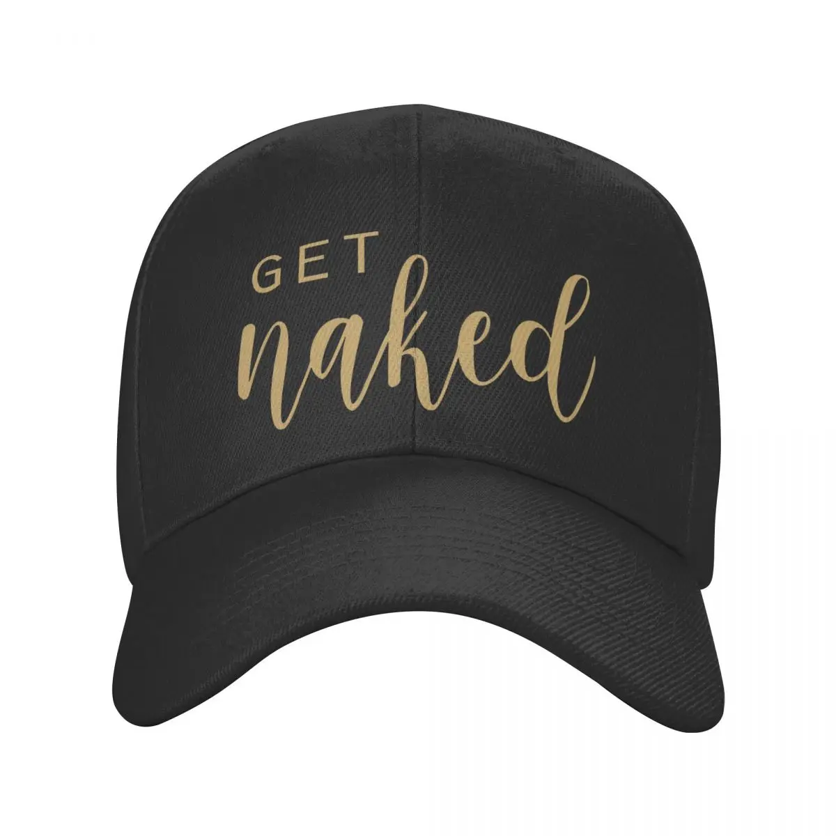 Модерна бейзболна шапка Get Naked За жени И Мъже, Регулируем Шапка за Татко, Слънчеви Шапки възстановяване на предишното положение
