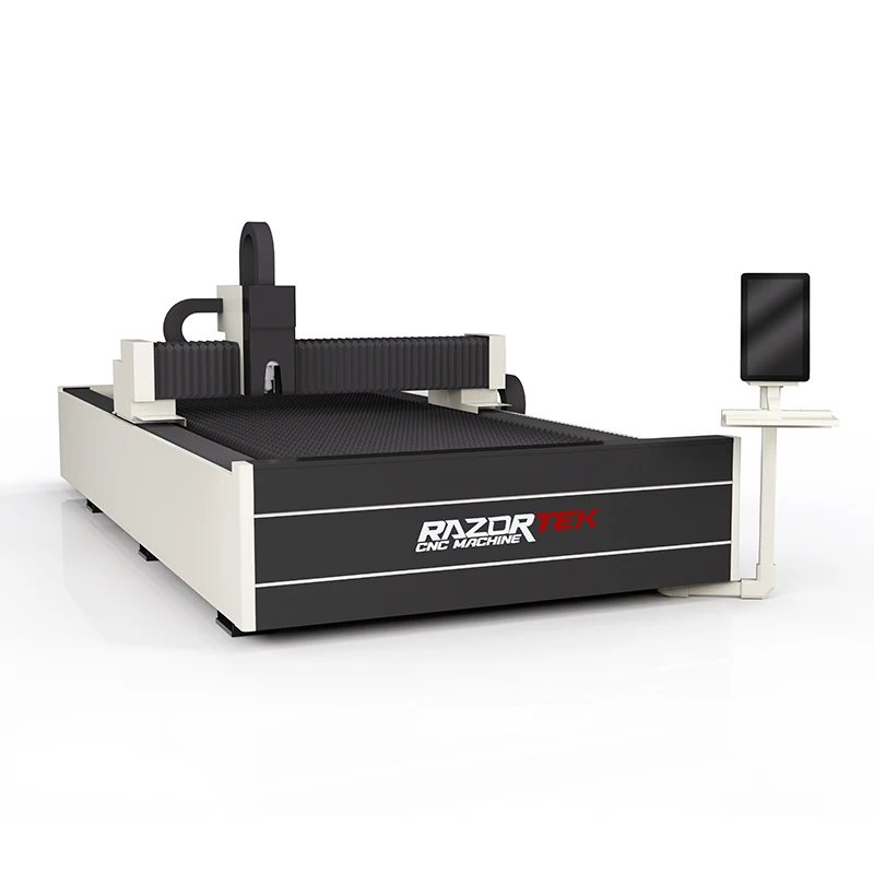 Машина за лазерно рязане Jinan Razortek cnc ce рекламен машина за рязане на листова стомана с дебелина 9 мм за въглеродна стомана