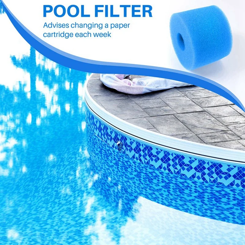 За Intex Pure Spa, Многократно Моющийся пенопластовый касета за гореща вана, гъба за филтър басейна тип S1