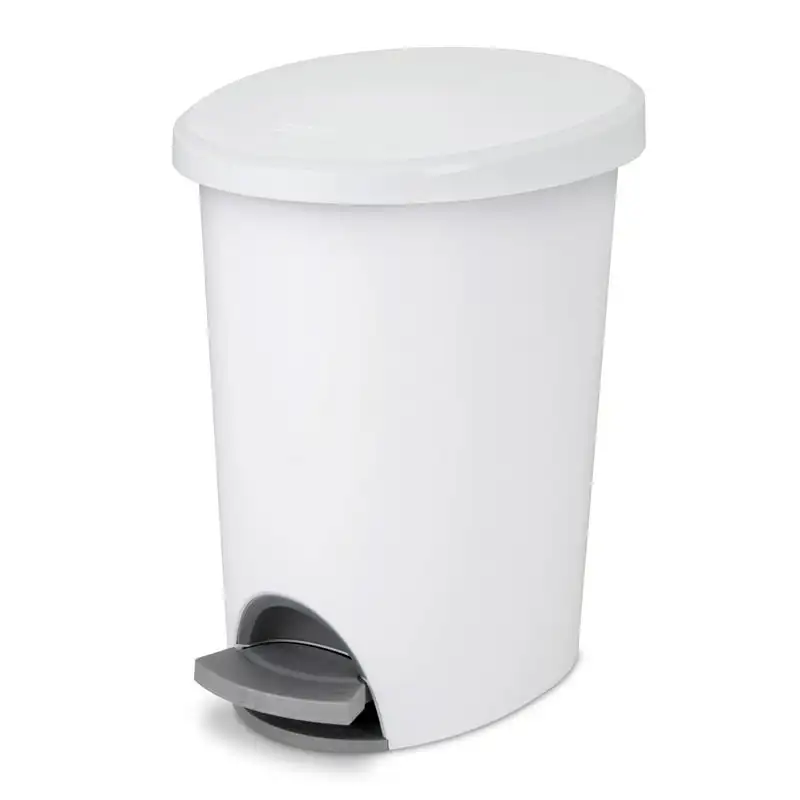 Галон. Кошче за отпадъци ™ Ultra StepOn Пластмасов, бял, комплект от 2