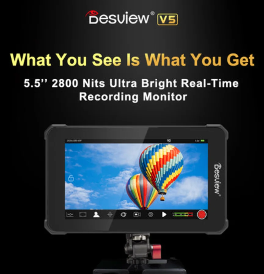 Монитор за запис/възпроизвеждане на видео Bestview V5 5,5 