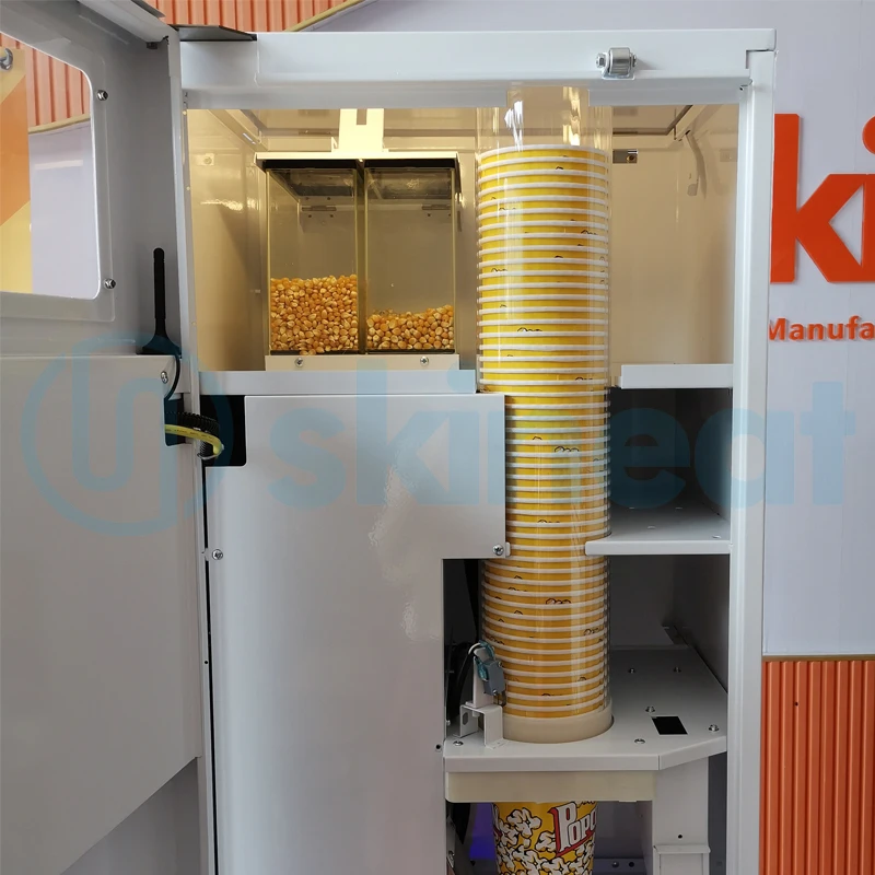 Модулният дизайн автомат за продажба на пуканки с удължен живот на