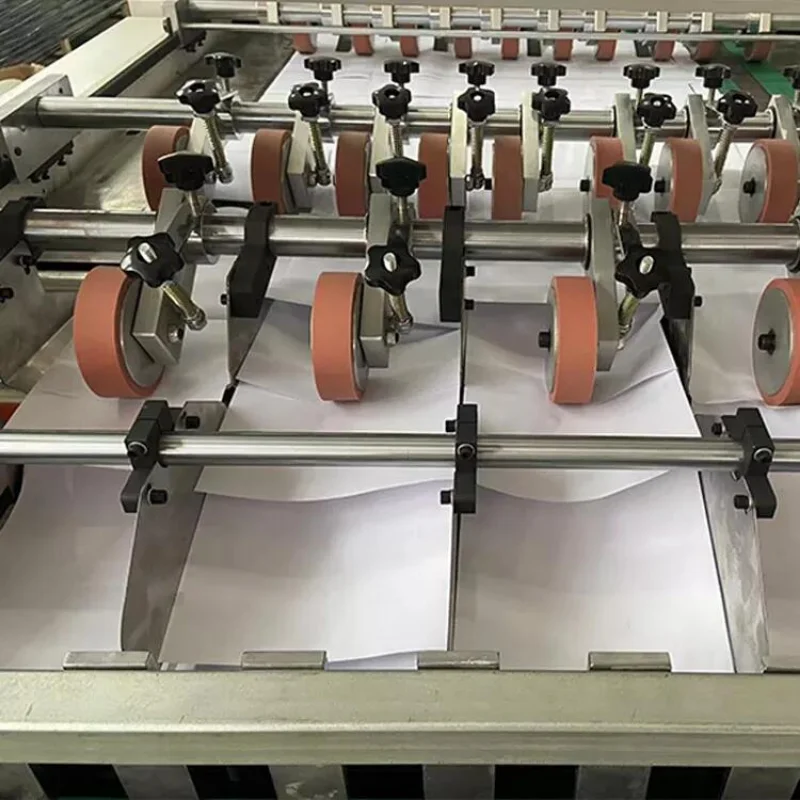 Полноавтоматический Машинка за хартия с Формат А4, Електрическа Машина За рязане на Многофункционални хартия с хвърляне на лист, Производствена Линия за рязане на хартия