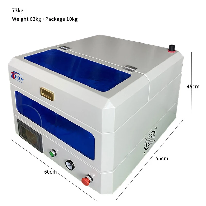 Автоматична Опесъчаване карета перална машина HZY G60 за полиране LCD дисплей за мобилен телефон, часове, инструмент за премахване на драскотини по екрана