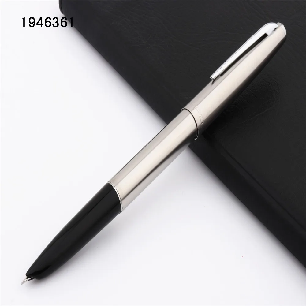 Финансов съвет 0,38 мм, изключително тънка писалка, Класически корпус от неръждаема стомана, Jinhao 911, Канцеларски материали за офиса и училище