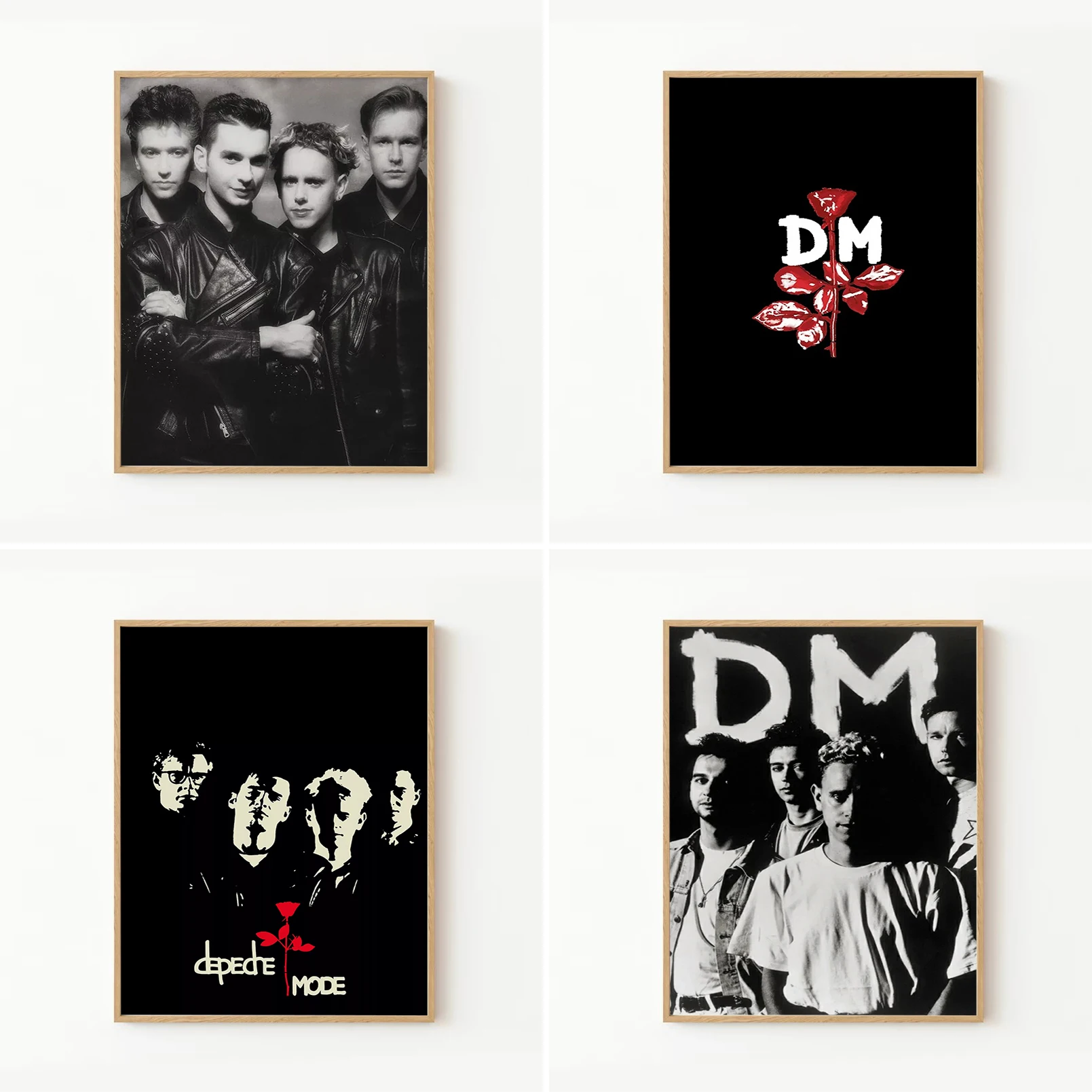 Плакати на певицата Depeches-Mode за стенен Изкуство, Живопис върху платно, Естетически Украса на стаята, Картини за интериора, Картина на стената, Декор