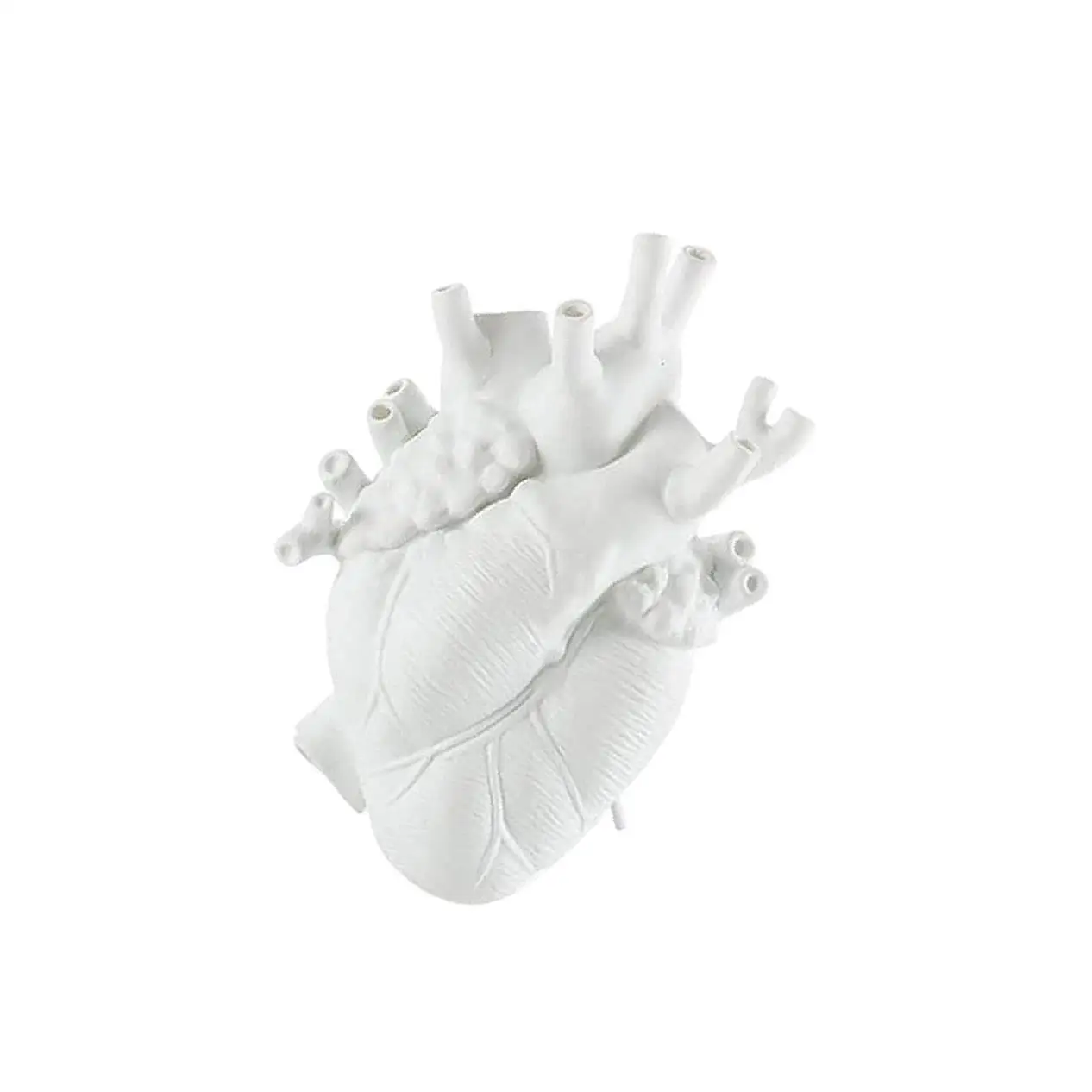 Анатомическая Ваза за цветя във формата на Сърце Статуя от Смола Саксия Украшение за Дома интериор