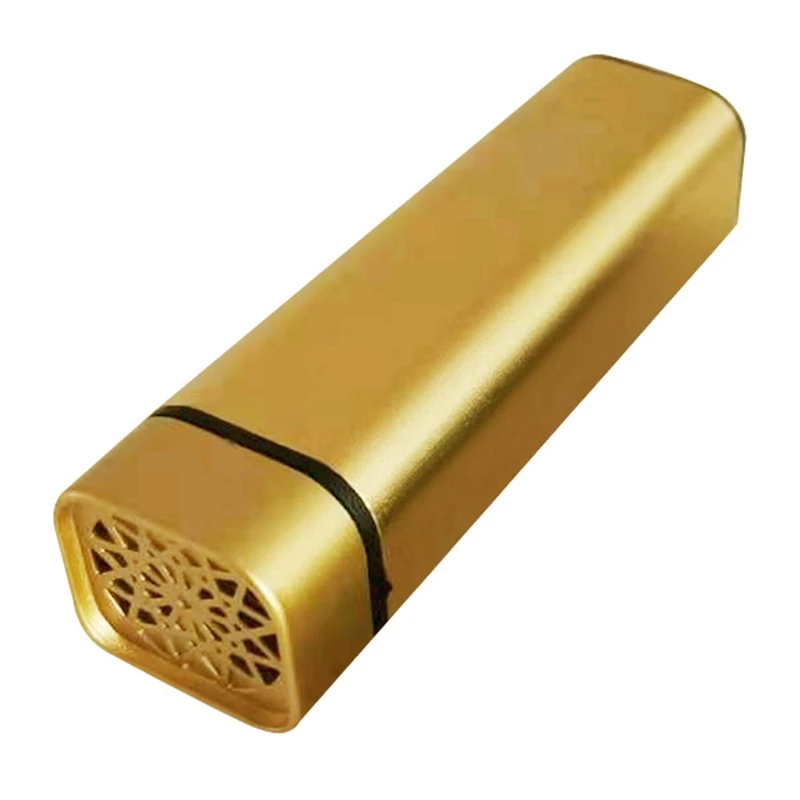 5 комплекта USB-тамян горелки за тамян, Преносими Електрически Ароматни дифузор Bakhoor, Мини-Арабски Титуляр за Тамян, Мюсюлмански Златни