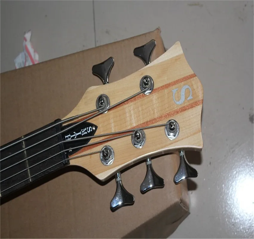 Висококачествено изработени по поръчка 5-струнен Електрически бас-китара Burlywood