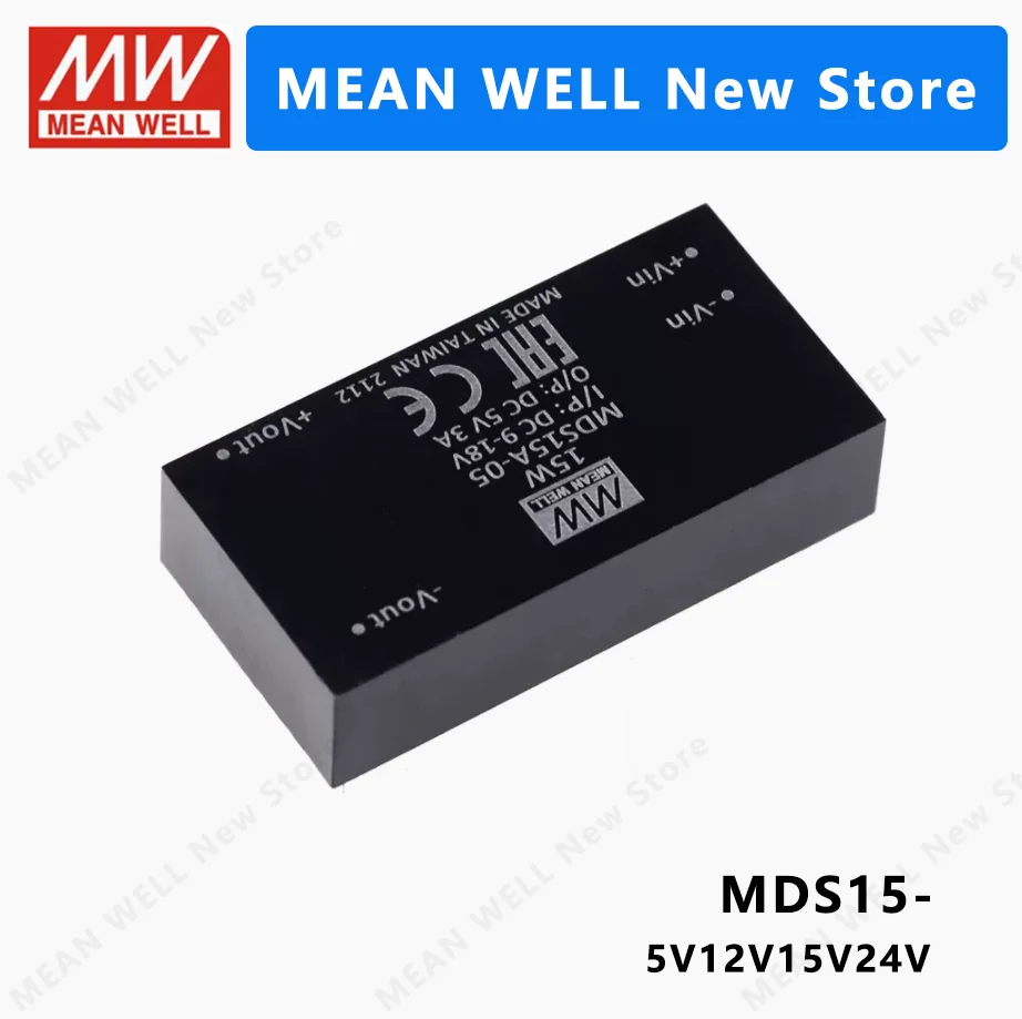MEANWELL MDS15 MDS15A-5 MDS15A-12 MDS15A-24 MDS15B-5 MDS15B-12 MDS15B-15 MEANWELL MDS15 15 W