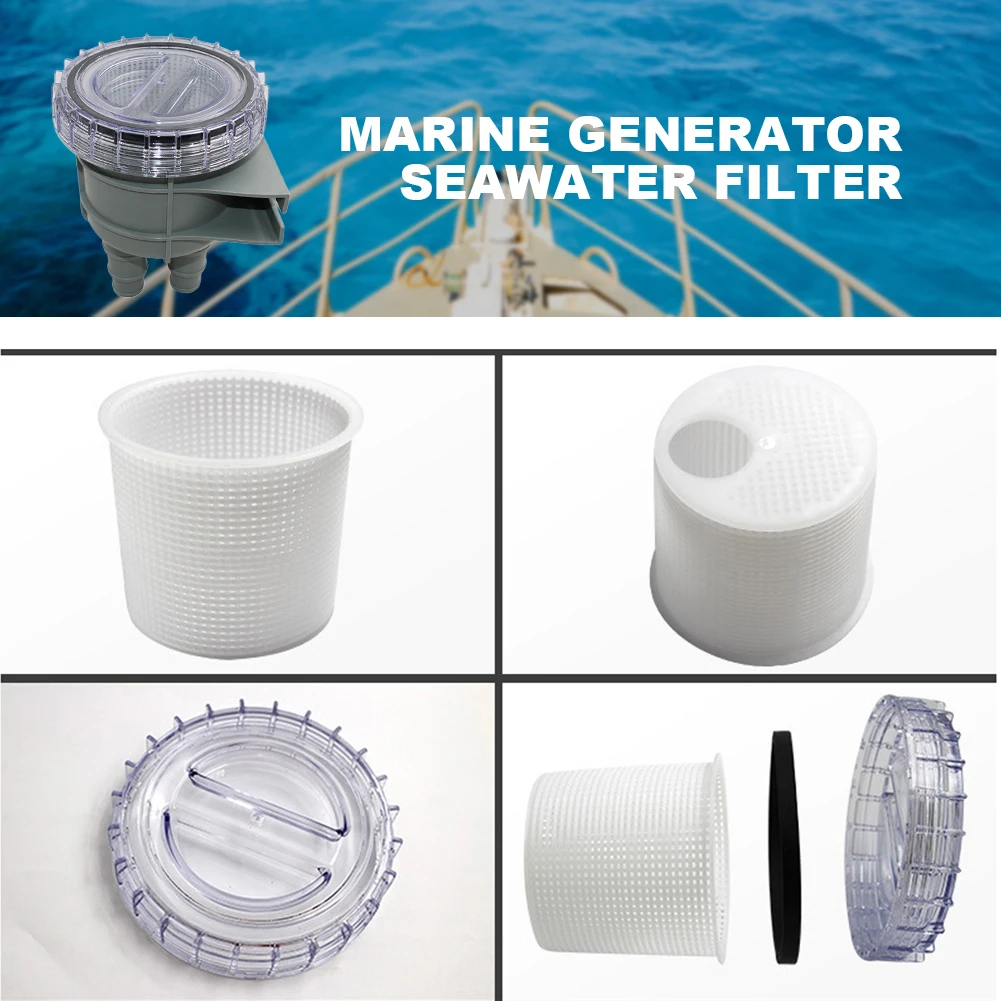 Мрежест филтър за сурова морска вода, Антикоррозийный Преносим Филтър за морска вода, за пречистване на всмукателен двигател за климатик, генератор за променлив ток